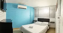 Habitación sencilla con aire